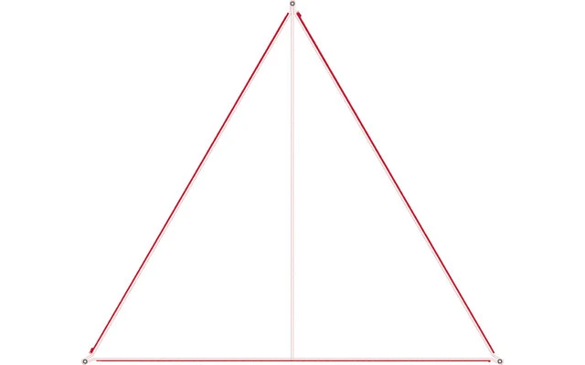 Lona Doblada Lisa Simple Lona Alta / Cremallera Roja 1 Lona Doblada Lisa Simple Lona Alta / Cremallera Roja