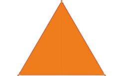 Lona Doblada Lisa Lona Simple Hawaiana Océano / Cremallera Naranja -Brunner Ventas 251415 1783011 4