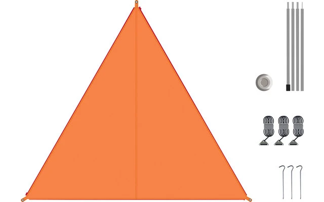 Bent Canvas Plain Set Tarp Hawaiian Ocean / Zipper Orange 1 Bent Canvas Plain Set Tarp Hawaiian Ocean / Zipper Orange