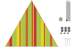 Bent Canvas Allover Set Tarp Raya Caribeña Ponche De Lima / Cremallera Roja -Brunner Ventas 251481 2376752