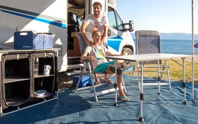 Silla Plegable Berger Luxury XL Gris 2 Silla Plegable Berger Luxury XL Gris - Imagen 2