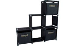 Bo-Camp Industrial Zwart Cómoda Incl. 3 Cajas De Almacenamiento