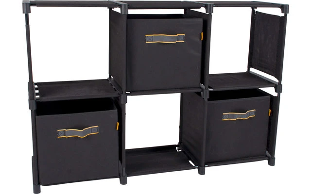 Bo-Camp Industrial Zwart Cómoda Incl. 3 Cajas De Almacenamiento 2 Bo-Camp Industrial Zwart Cómoda Incl. 3 Cajas De Almacenamiento - Imagen 2