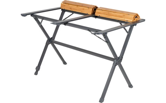 Bo-Camp Urban Outdoor Maryland Mesa Enrollable De Aluminio Y Bambú 2 Bo-Camp Urban Outdoor Maryland Mesa Enrollable De Aluminio Y Bambú - Imagen 2