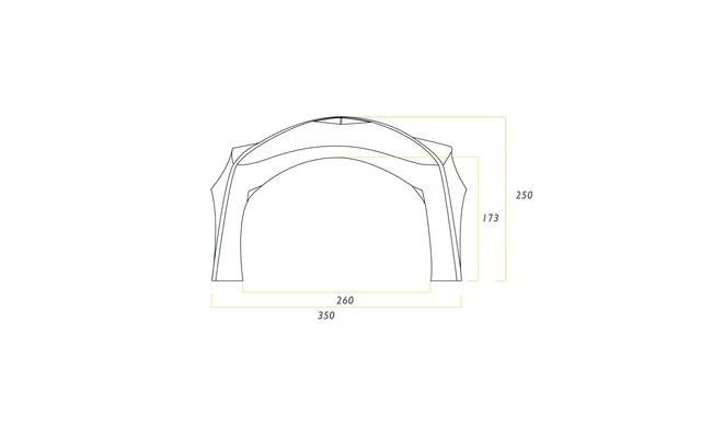 Zempire Pavillon Aerobase 3 + 1 Wall 4 Zempire Pavillon Aerobase 3 + 1 Wall - Imagen 4