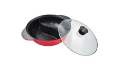 Miji HotPot Olla Para 2 Platos 4 Litros Rojo/negro