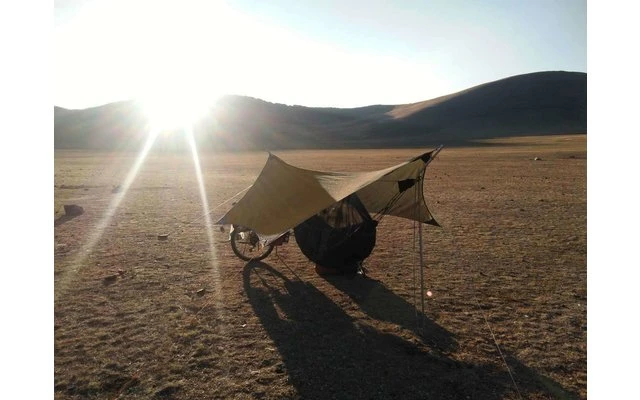 Amazonas Adventure Hammock Tarp Marrón Oscuro 6 Amazonas Adventure Hammock Tarp Marrón Oscuro - Imagen 6