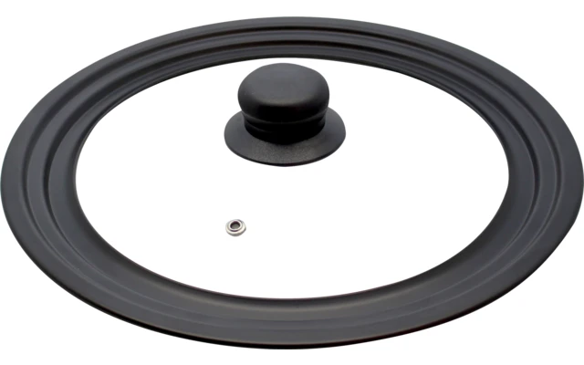 Juego De Tapas Multifuncionales Elo 3 Piezas Negro Transparente 16 / 18 / 20 Cm 2 Juego De Tapas Multifuncionales Elo 3 Piezas Negro Transparente 16 / 18 / 20 Cm - Imagen 2