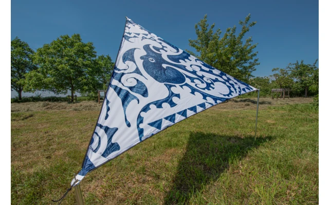 Bent Sun Sail Blanco/RV Rojo 4 Bent Sun Sail Blanco/RV Rojo - Imagen 4