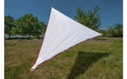 Bent Sun Sail Blanco/RV Rojo