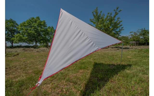 Bent Sun Sail Blanco/RV Rojo 3 Bent Sun Sail Blanco/RV Rojo - Imagen 3