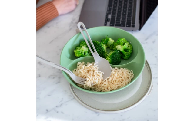 Koziol Connect Separee Plato Menú Con Tapa 1,5 Litros Nature Gris Ceniza 4 Koziol Connect Separee Plato Menú Con Tapa 1,5 Litros Nature Gris Ceniza - Imagen 4