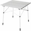 Mesa De Camping De Aluminio High Peak Sevilla 70 X 70 Cm Plata