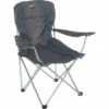 Silla Plegable High Peak Salou 54 X 43,5 X 93 Cm Gris Oscuro/azul